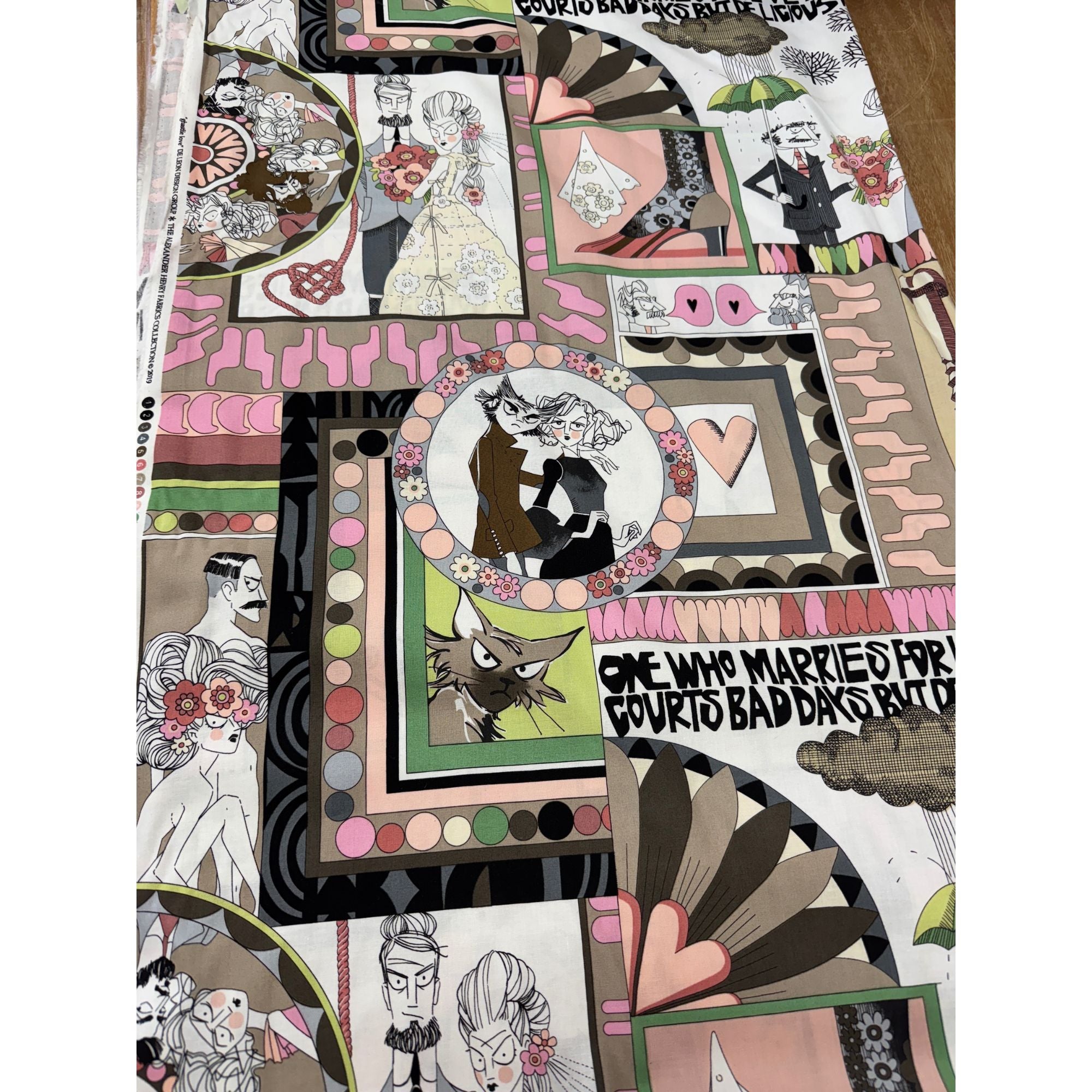 Alexander Henry Fabrics - Ghastlie Love 8788A