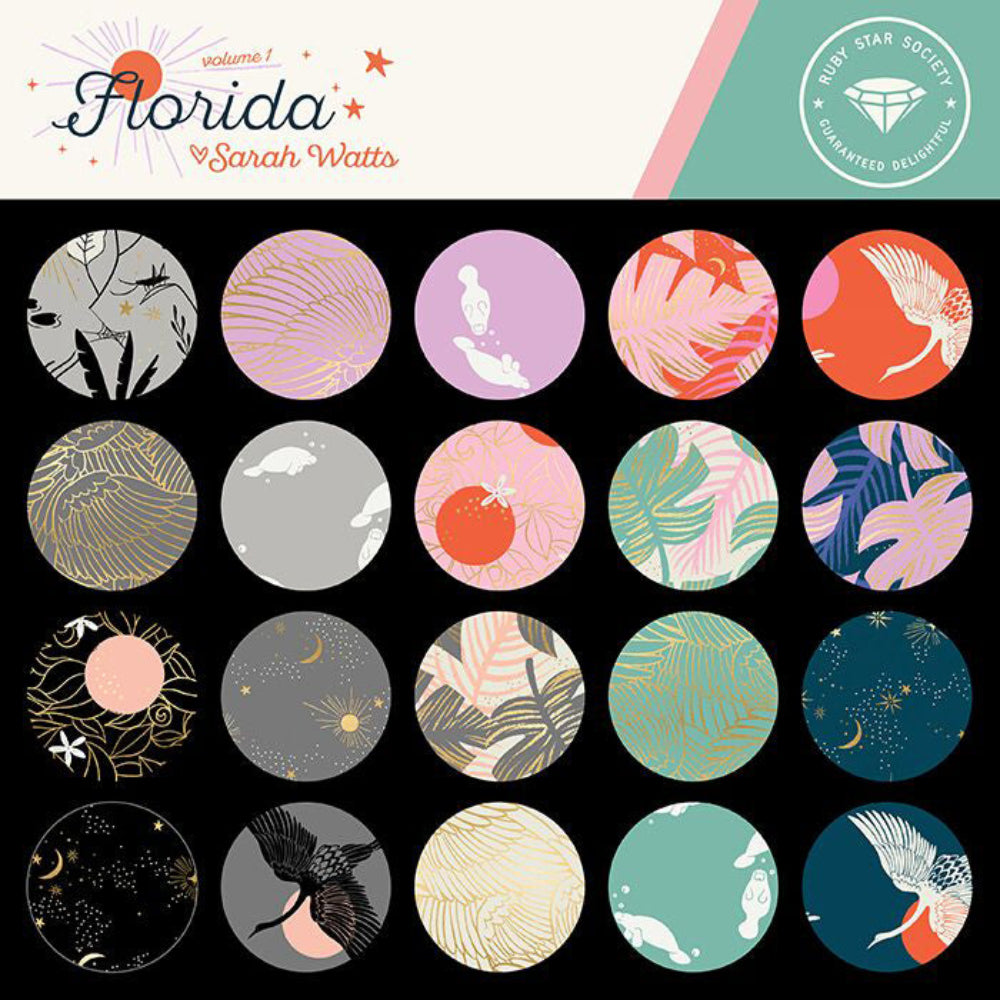 MODA Junior Layer Cake: Florida by Sarah Watts for Ruby Star Society RS2022JLC