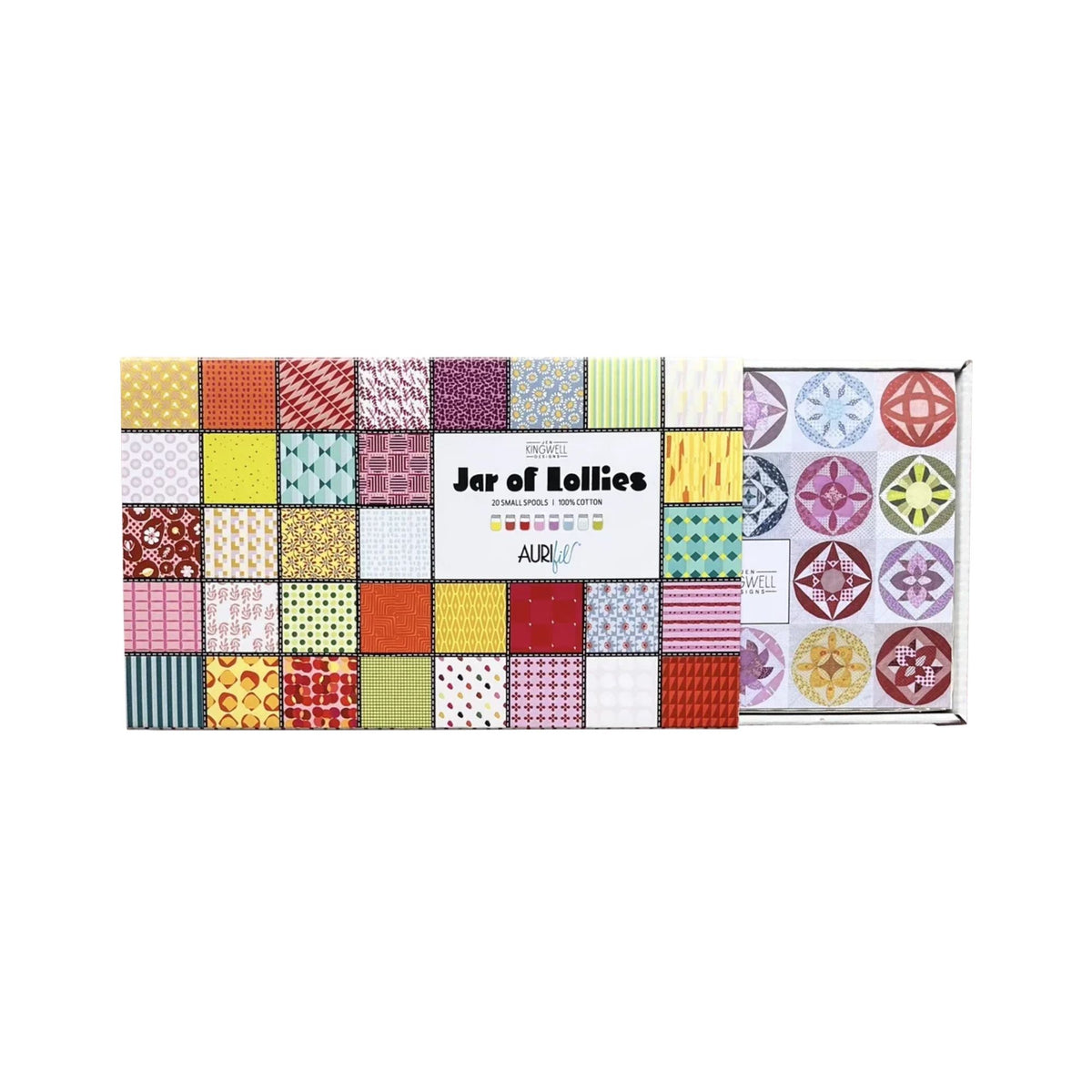 Aurifil Designer Thread Collection Jar of Lollies By Jen Kingwell