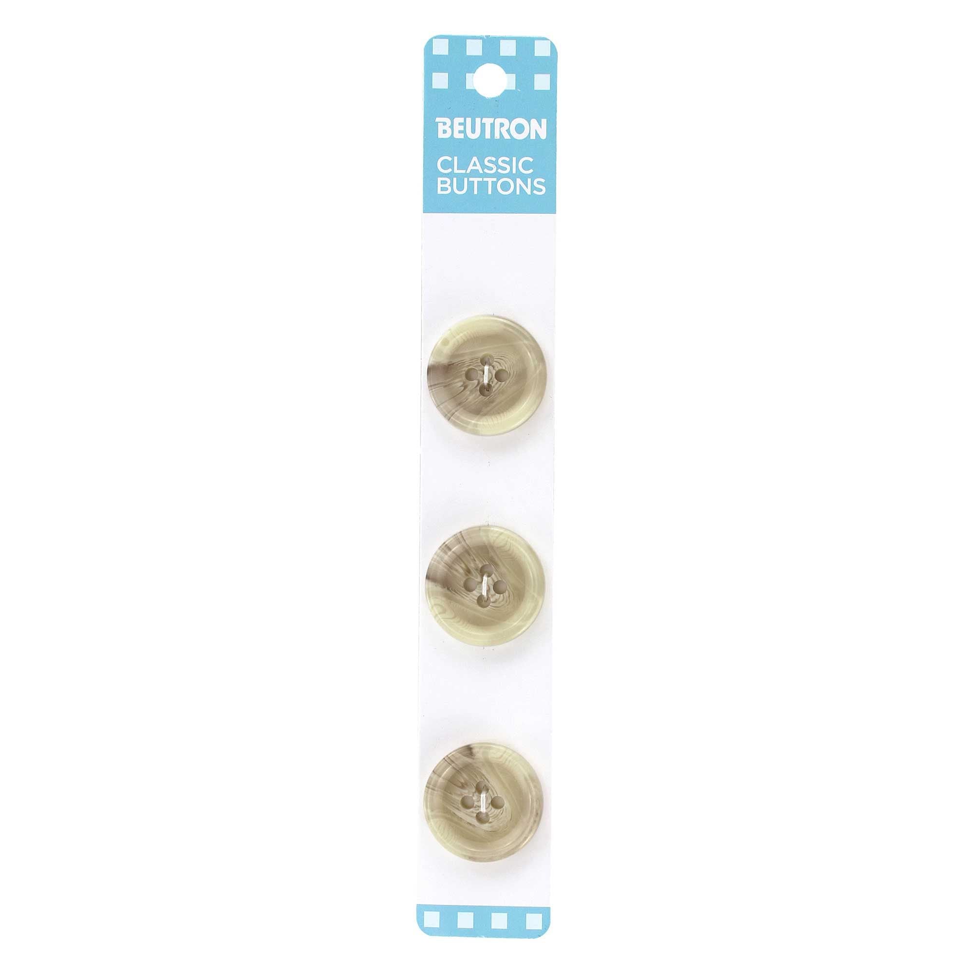 BEUTRON BUTTONS Classic 20mm TAN