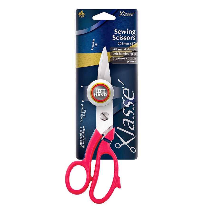 Klasse Scissors Sewing 8 Inch LEFT HANDED