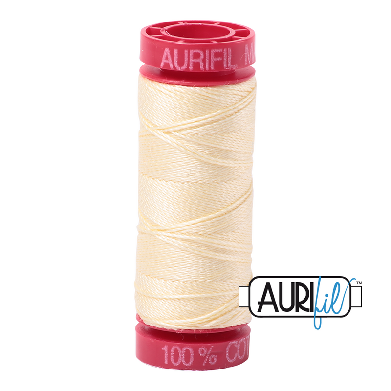 Aurifil Cotton Mako 2110 Light Lemon Thread