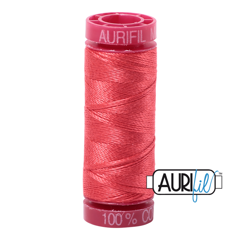 Aurifil Cotton Mako 5002 Medium Red Thread Ne 12 50m