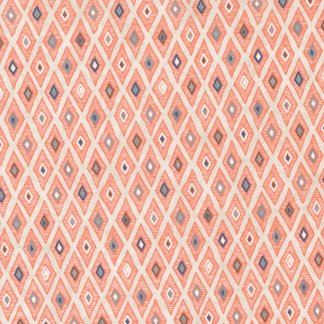 BasicGrey - Nutmeg - Cozy Checks Persimmon - Moda Fabrics 30706 14