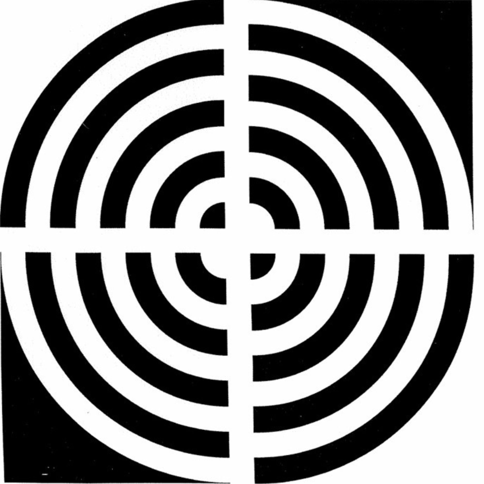 Blockstar Fabrics - Black and White Collection - 1/2 Inch Circle Block BF-83