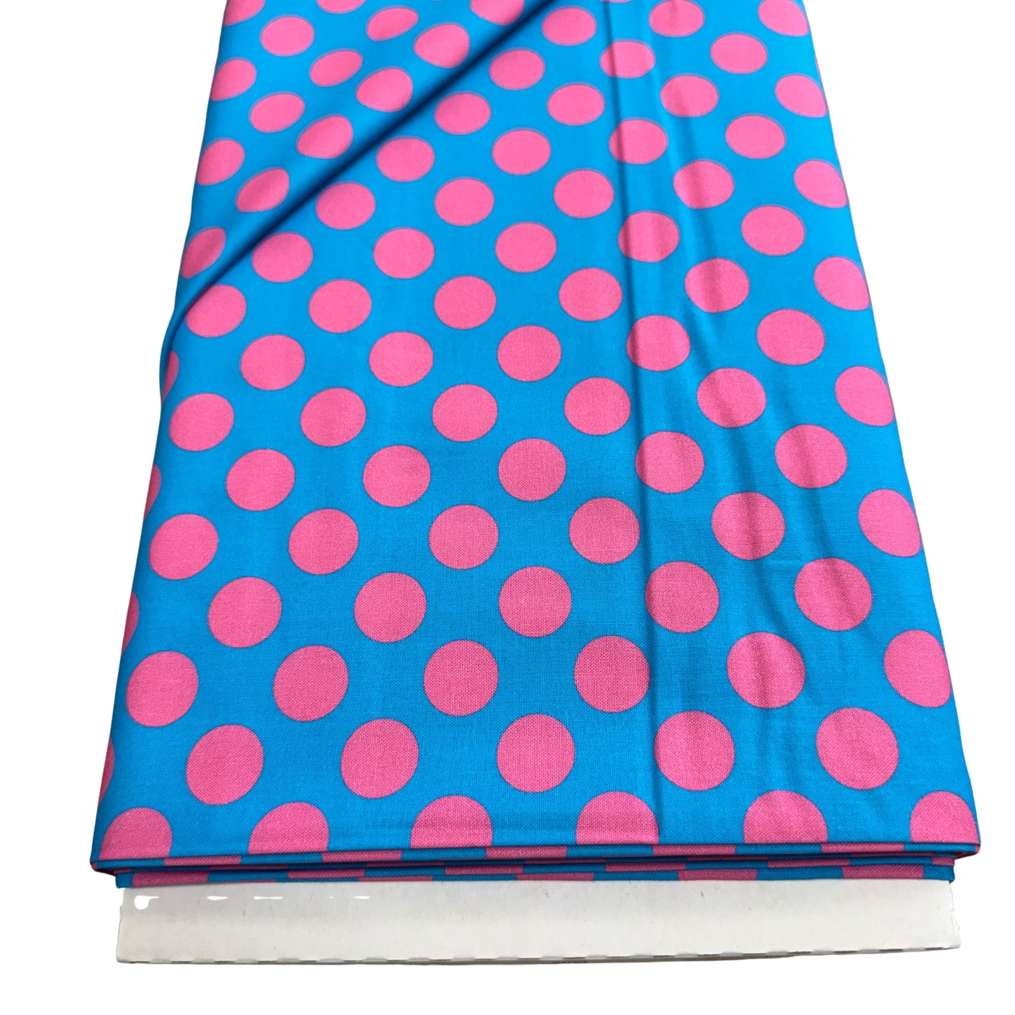 Blockstar Fabrics - Circus - 3/4 Inch Spot Retro Pink Blue BF-24 BOLT