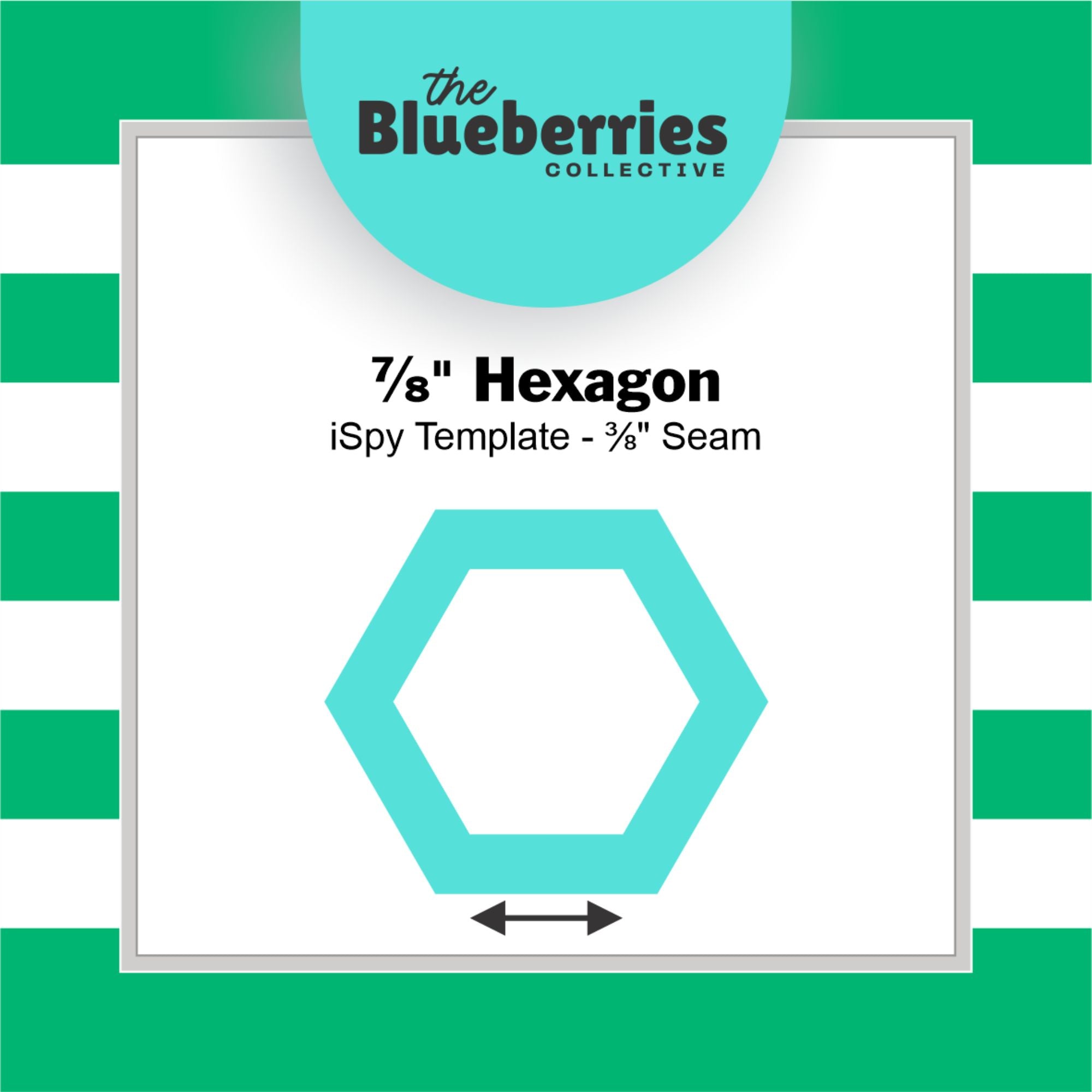 Blueberries Collective: English Paper Piecing Hexagons 7/8 Inch
