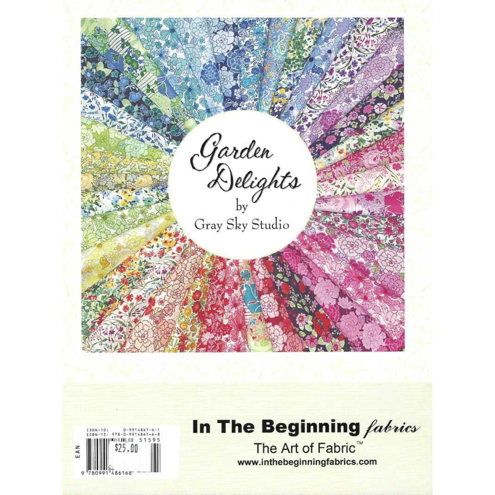 Book: Garden Fresh Quilts by Gray Sky Studio - 7 beautiful projects BACK COVER