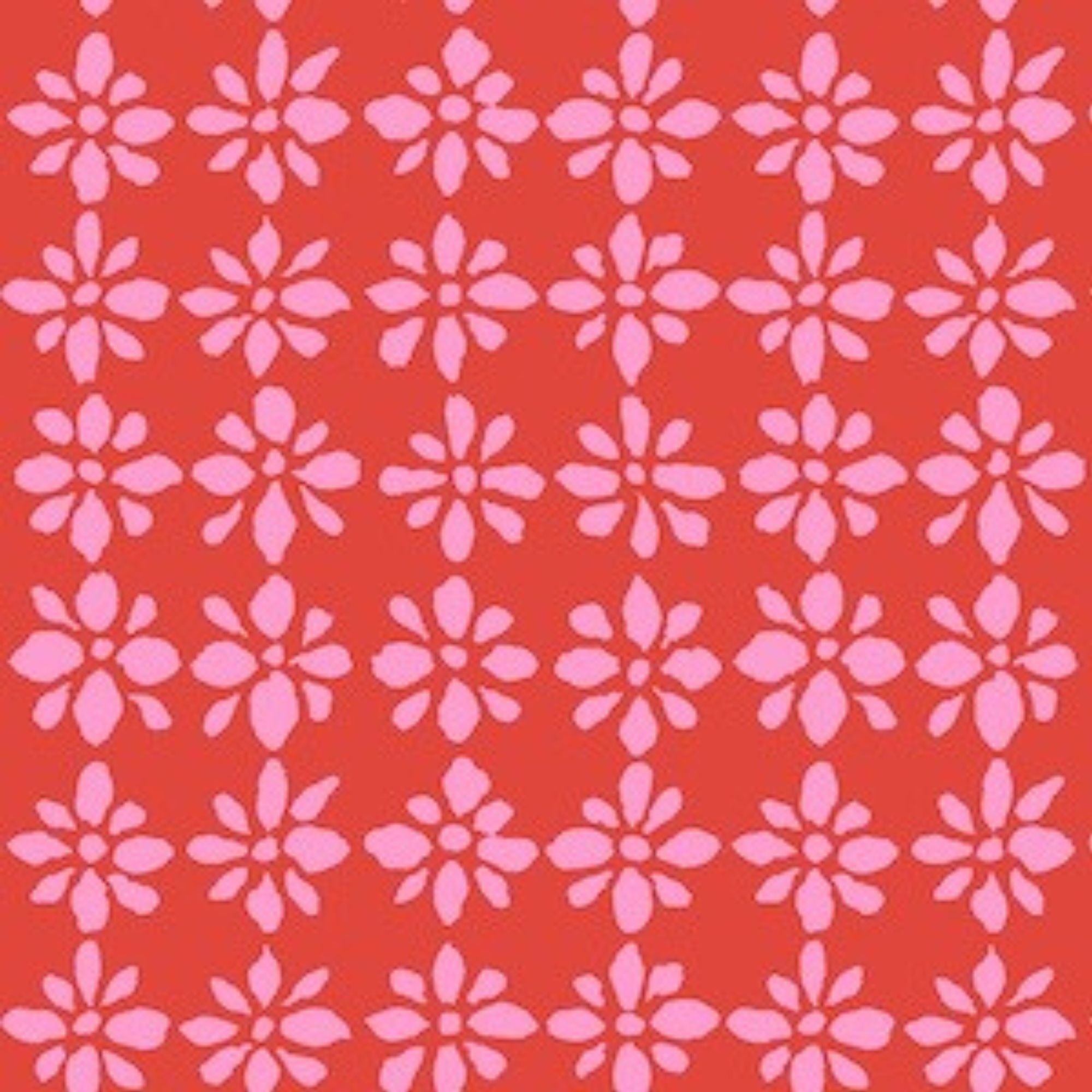 Brandon Mably: Snow Flower on Red PWBM094-RED