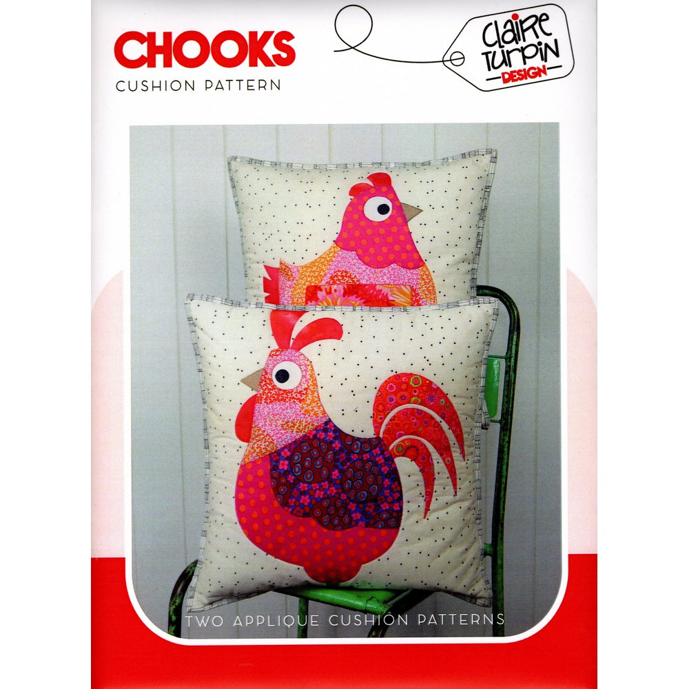 Claire Turpin Cushion Pattern: Chooks