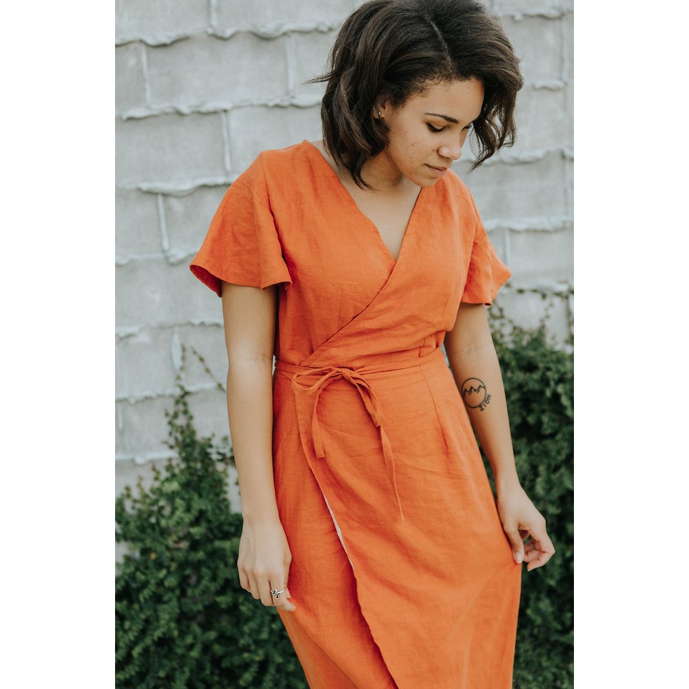 Sew to Grow Sewing Pattern: CharliAnne Wrap Dress