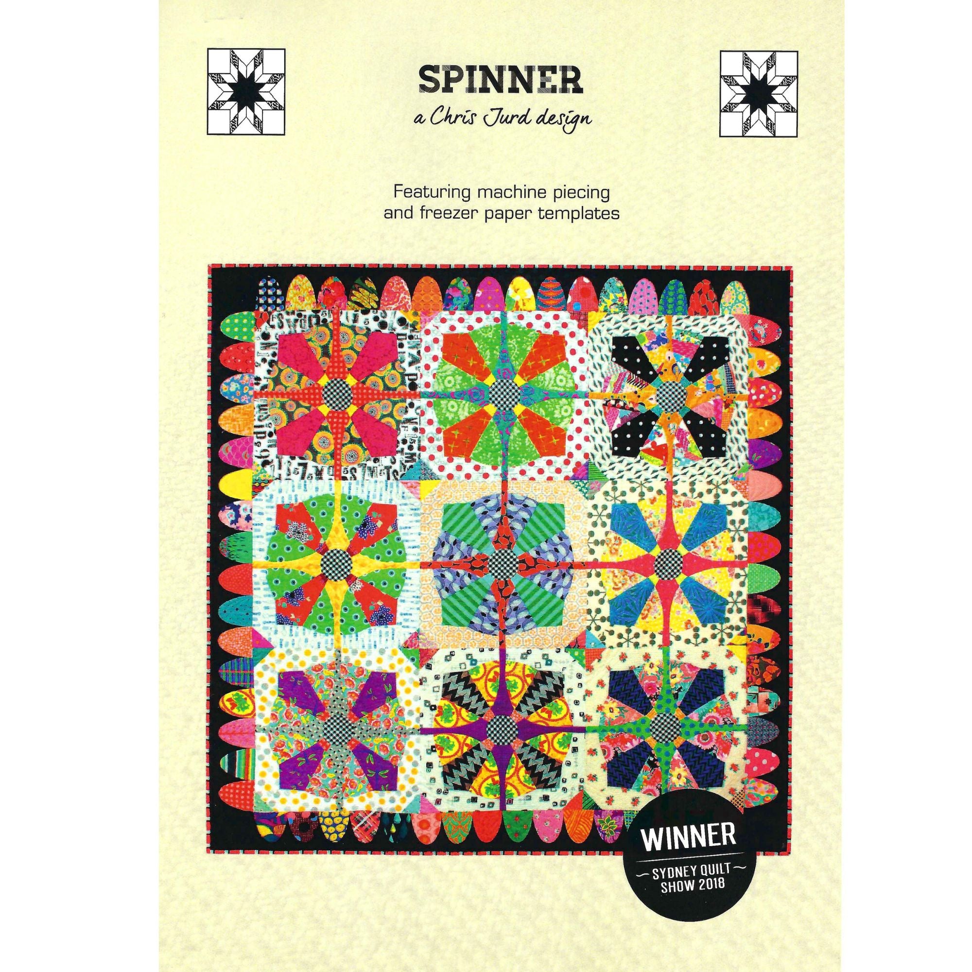 Chris Jurd Designs - Spinner Quilt Pattern CJ012