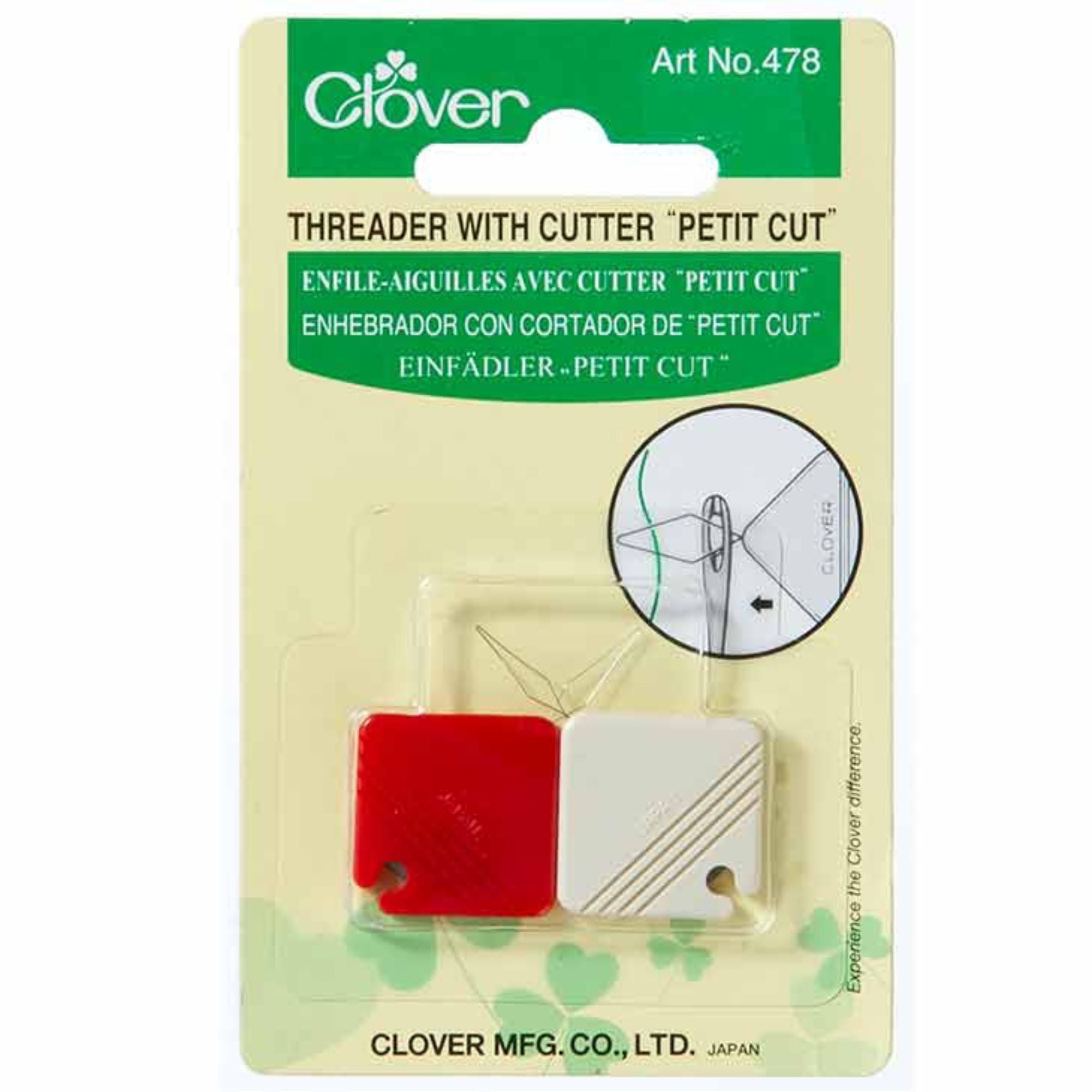 Clover Threader with Cutter PETIT CUT J478