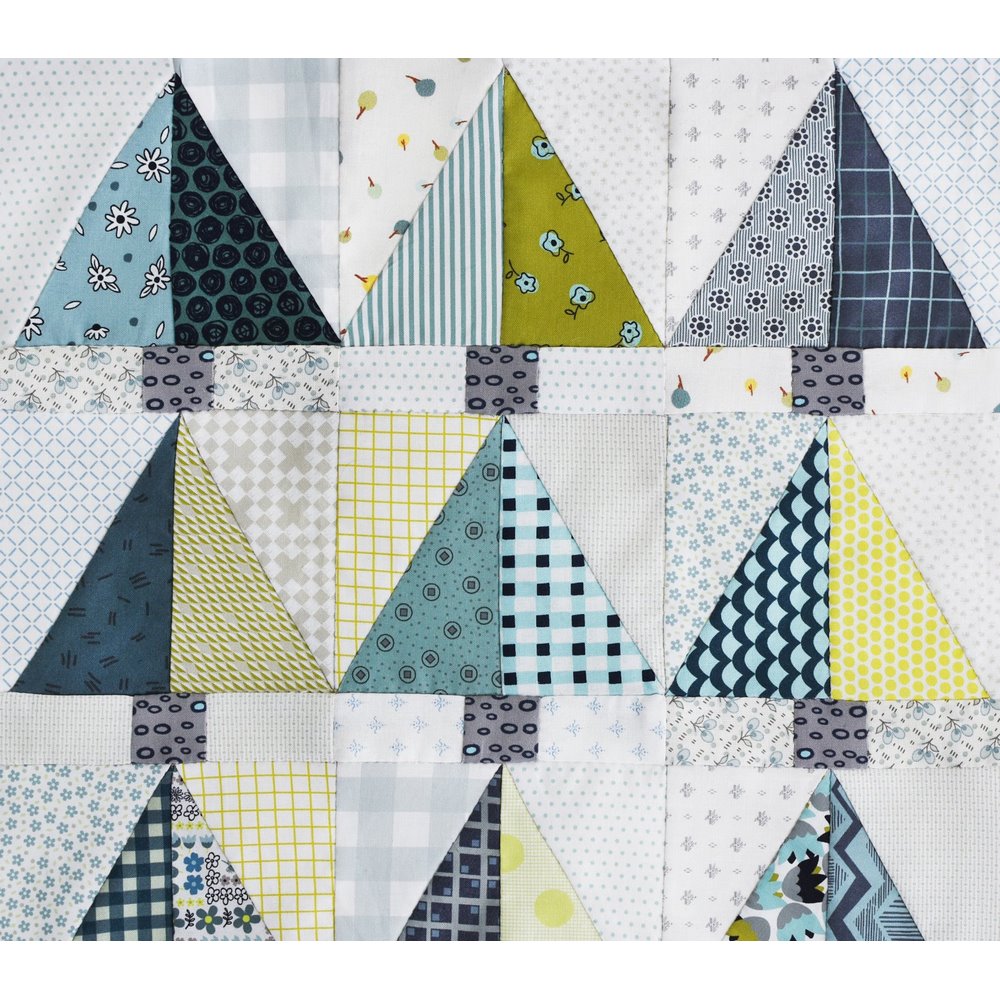 Jen Kingwell Designs: Post Card Project Half Rectangle Triangles