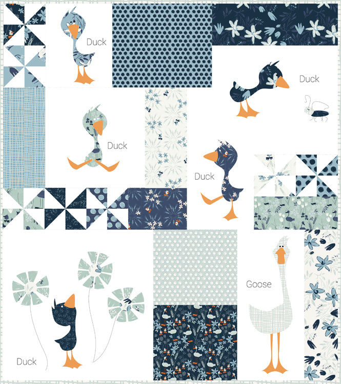 Meags and Me Quilt Pattern - Duck Duck Goose MINIMeags and Me Quilt Pattern - Duck Duck Goose MINI
