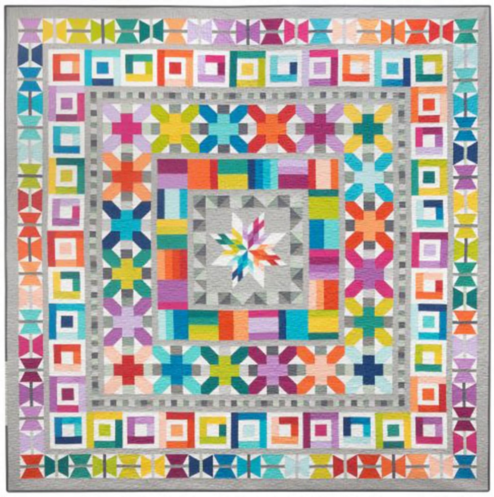 Elizabeth Hartman: Aviatrix Medallion Quilt Pattern