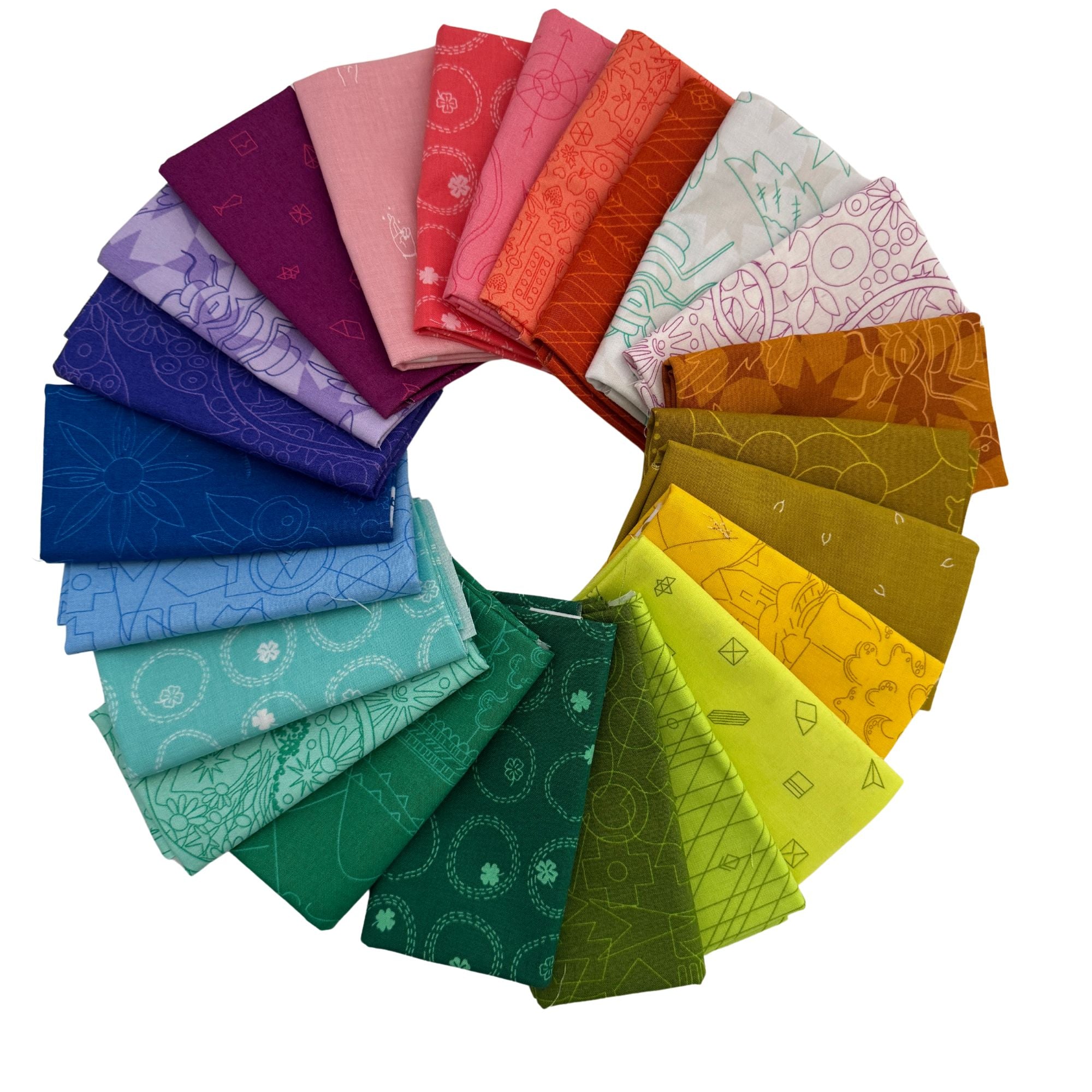 Fat Eighth Bundle: Sun Print Luminance by Alison Glass for Andover Fabrics 23 pcs