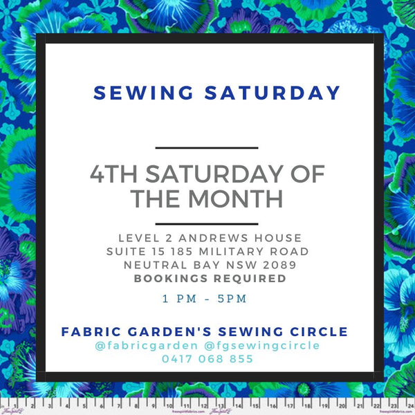 Sit and Sew | Fabric Garden's Sewing Circle | 4th Saturday of Month