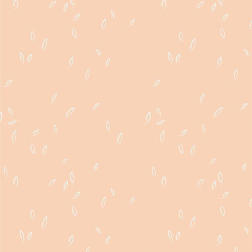 Art Gallery Fabrics: Nectarine Fusion - Dancing Leaves FUS-NE-2403