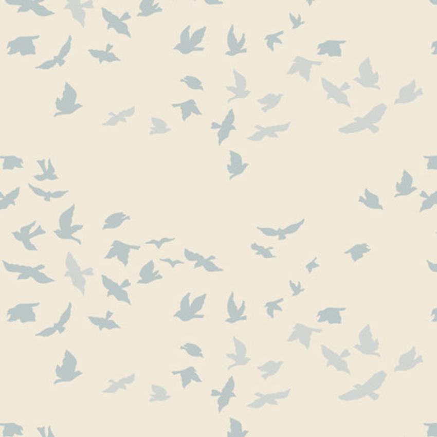 Art Gallery Fabrics: Serenity Fusion - Aves Chatter FUS-SE-2100