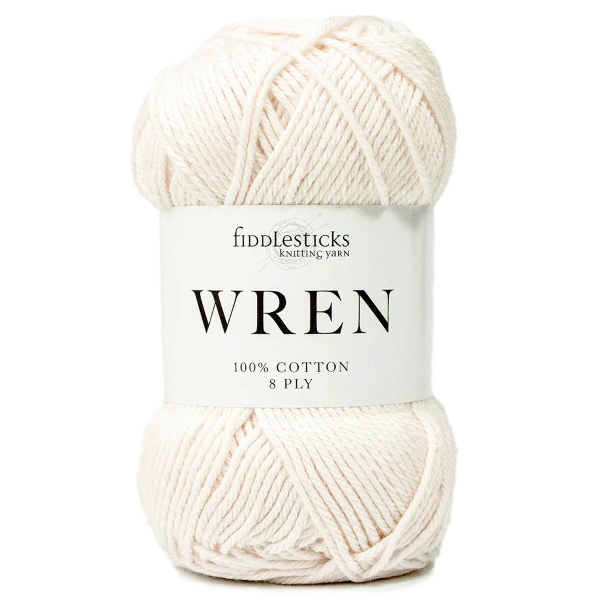 Fiddlesticks Wren Cotton 8 Ply 100% Cotton Yarn