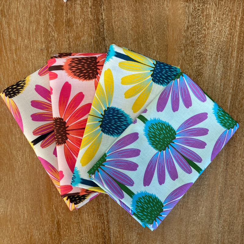 Fat Quarter Bundle: Echinachaes by Anna Maria Horner for FreeSpirit Fabrics 4pc