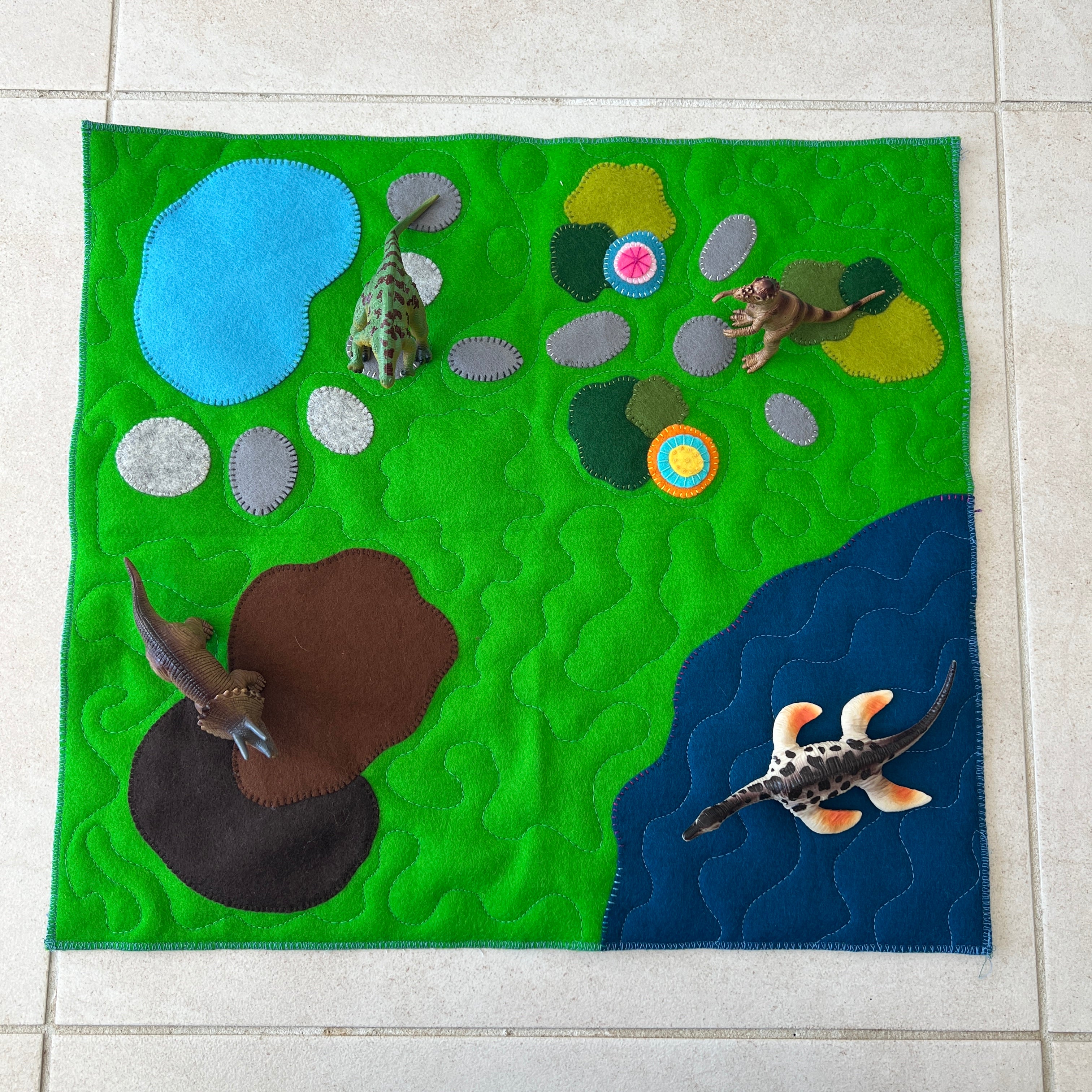 Workshop | Beginner/Intermediate | Hand Sewing | Create a Scenic Felt Play Mat with Anna Fran