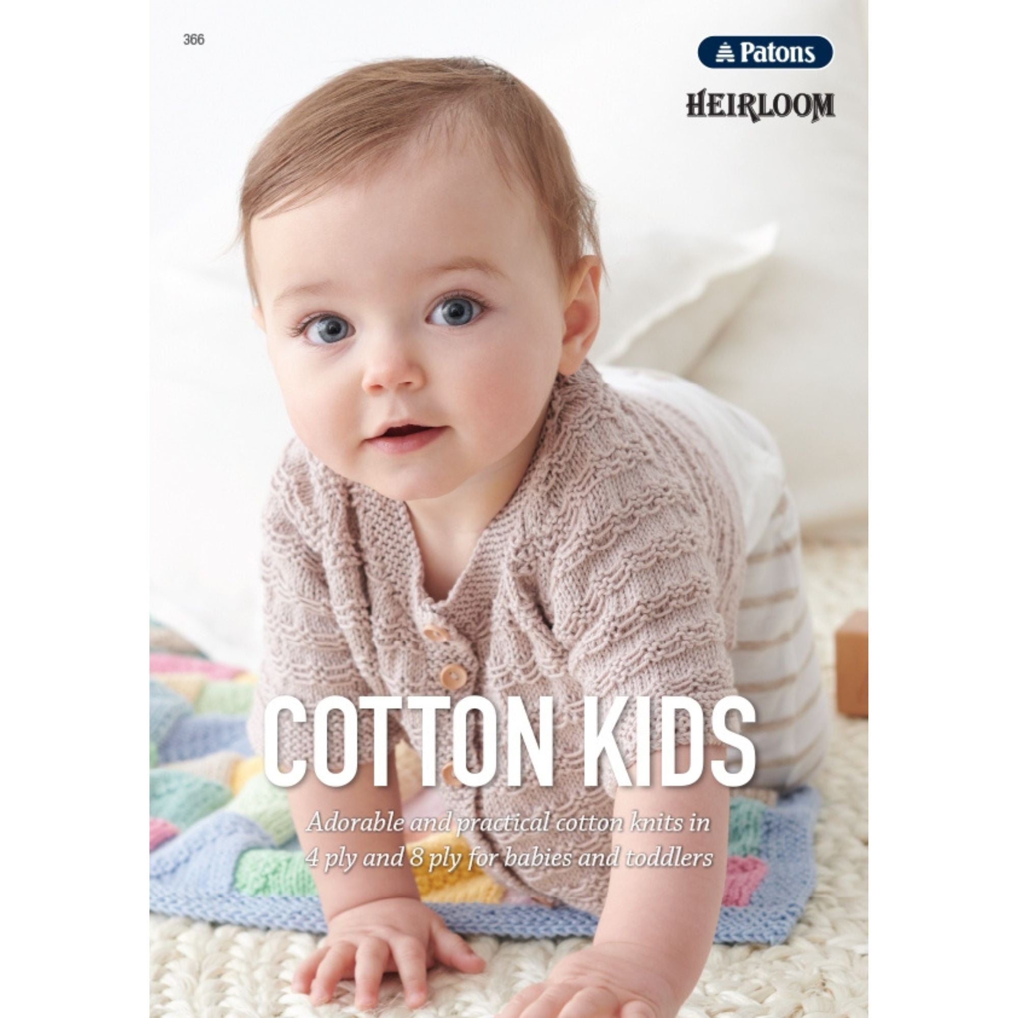 Heirloom: Cotton Kids Knitting Patterns 366 Front Cover