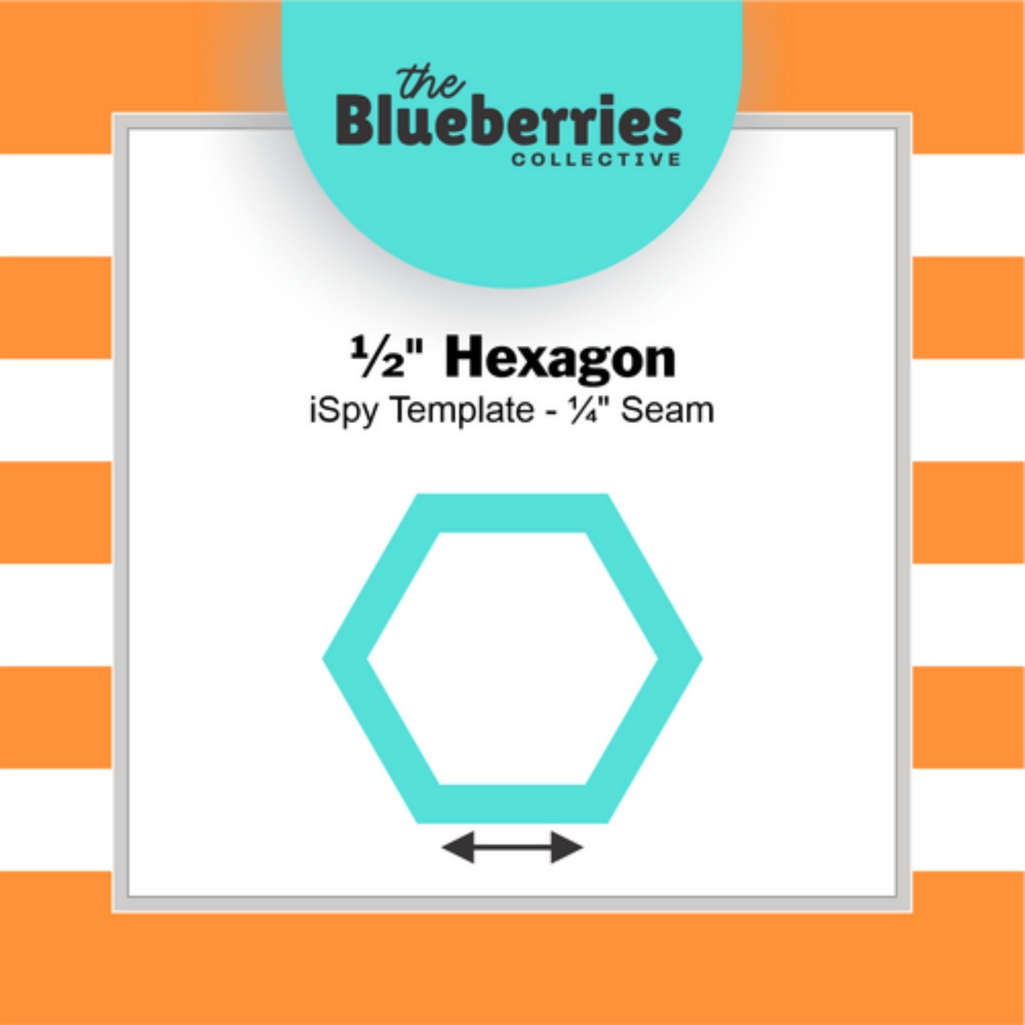 Blueberries Collective: English Paper Piecing Hexagons 1/2 Inch