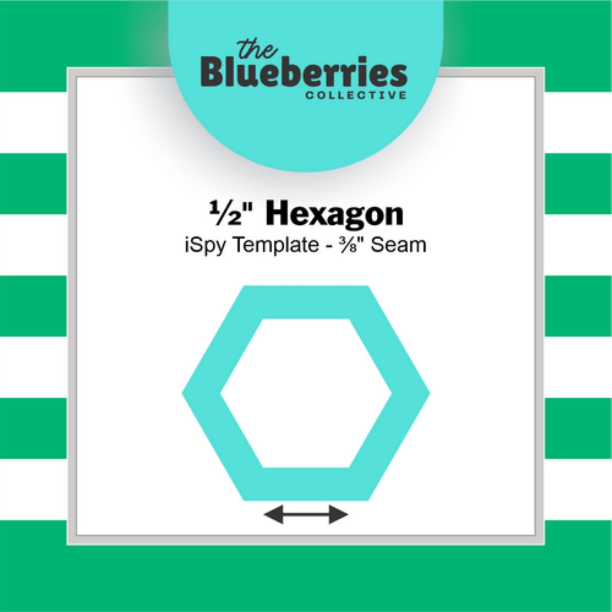 Blueberries Collective: English Paper Piecing Hexagons 1/2 Inch
