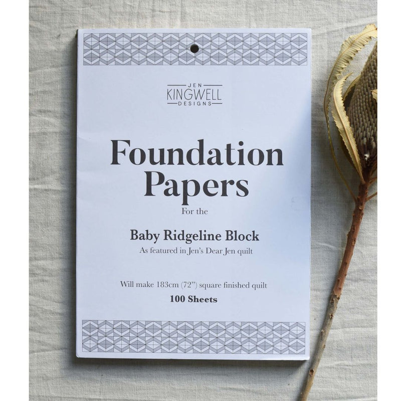 Jen Kingwell Designs: Baby Ridgeline Tempter Foundation Papers