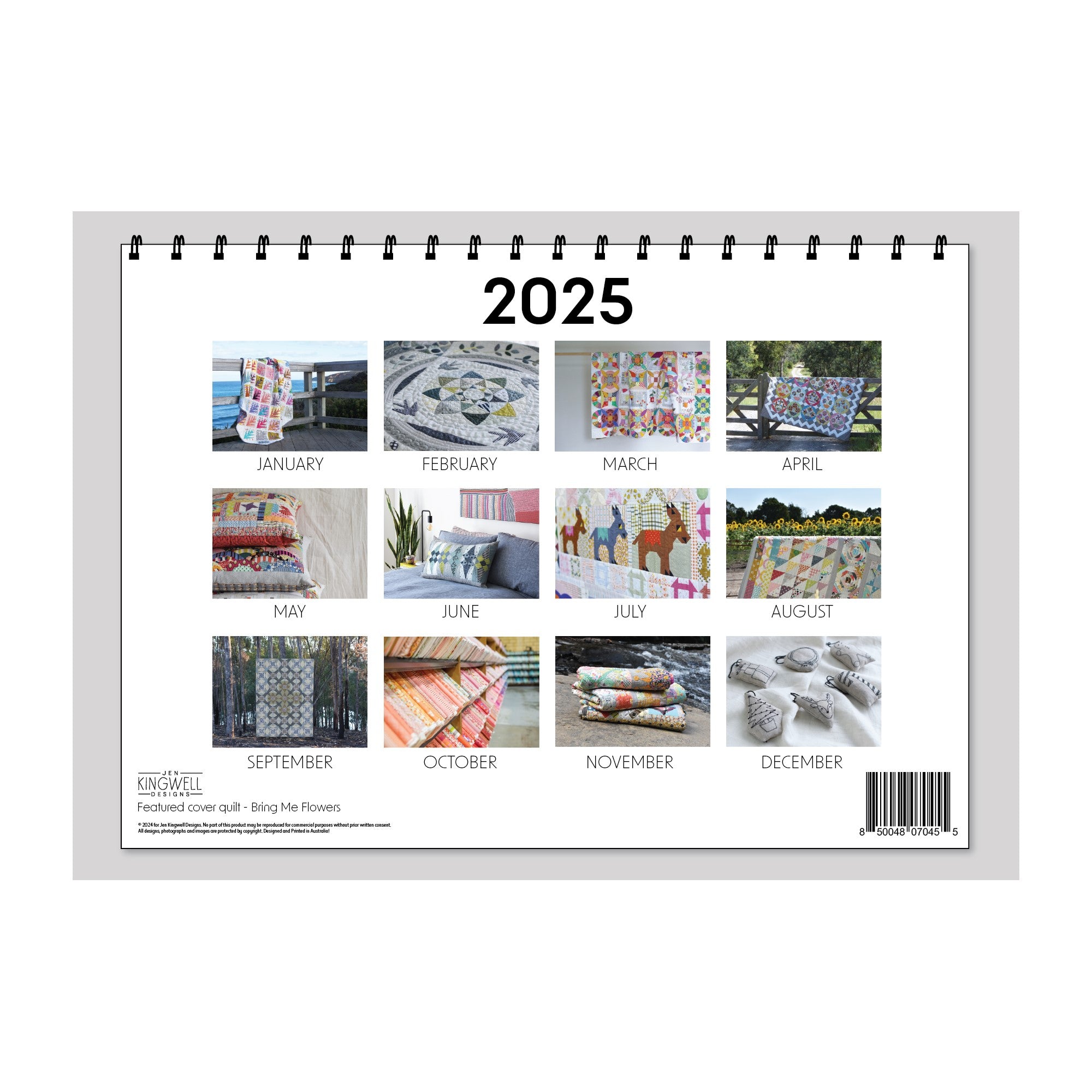 Jen Kingwell Limited Edition 2025 Calendar