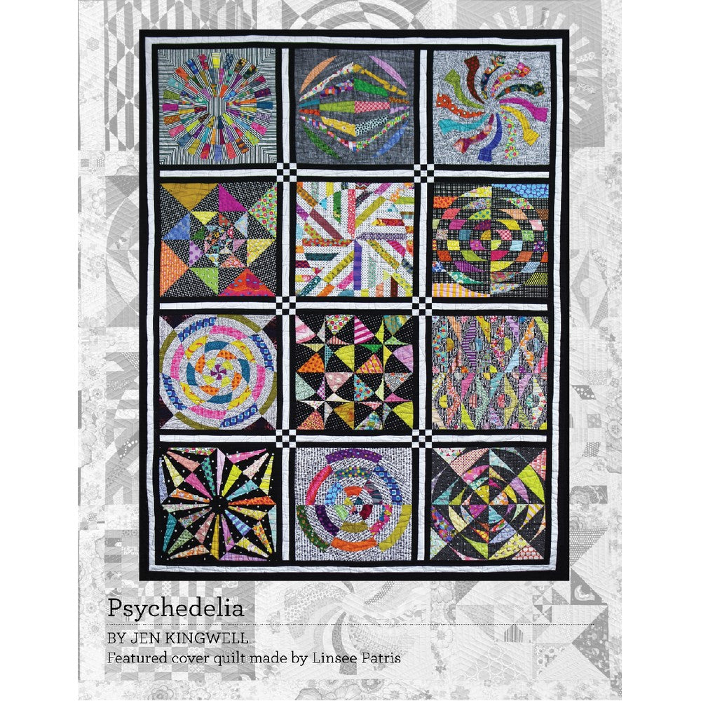 Jen Kingwell Quilt Pattern: Psychedelia Booklet