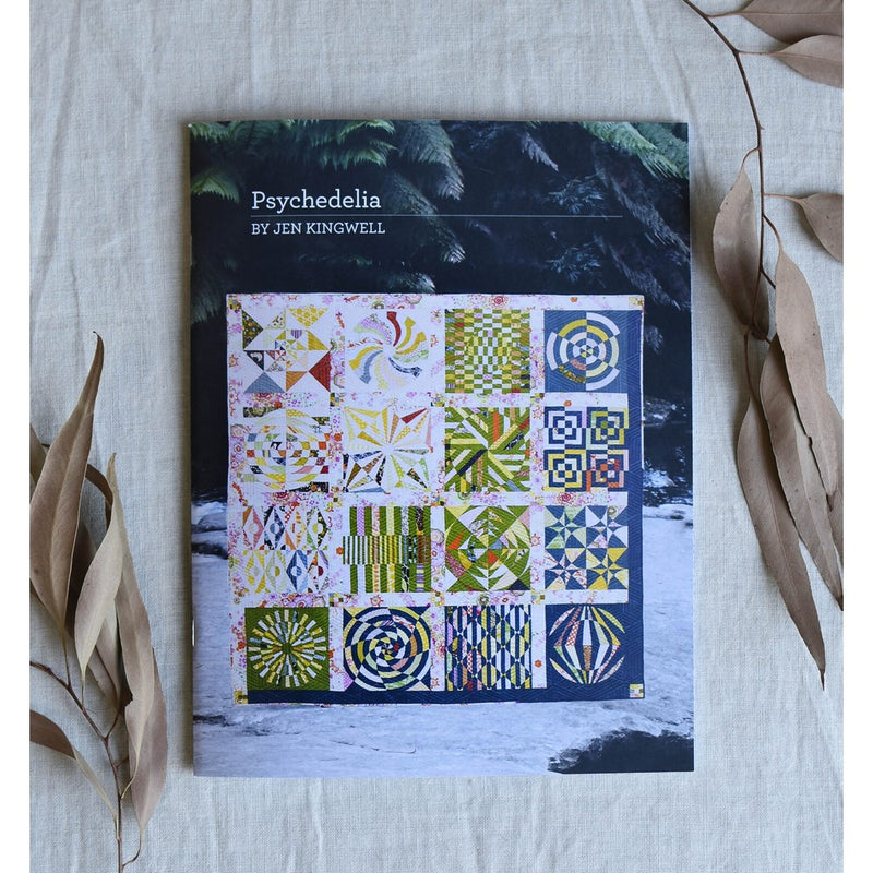 Jen Kingwell Quilt Pattern: Psychedelia Booklet