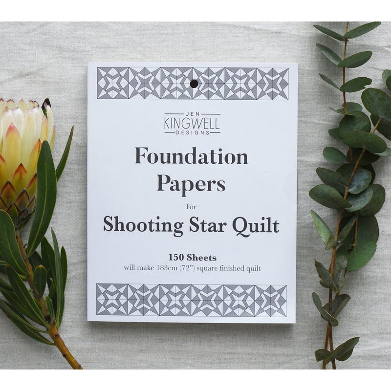 Jen Kingwell Designs: Shooting Star Quilt Foundation Papers