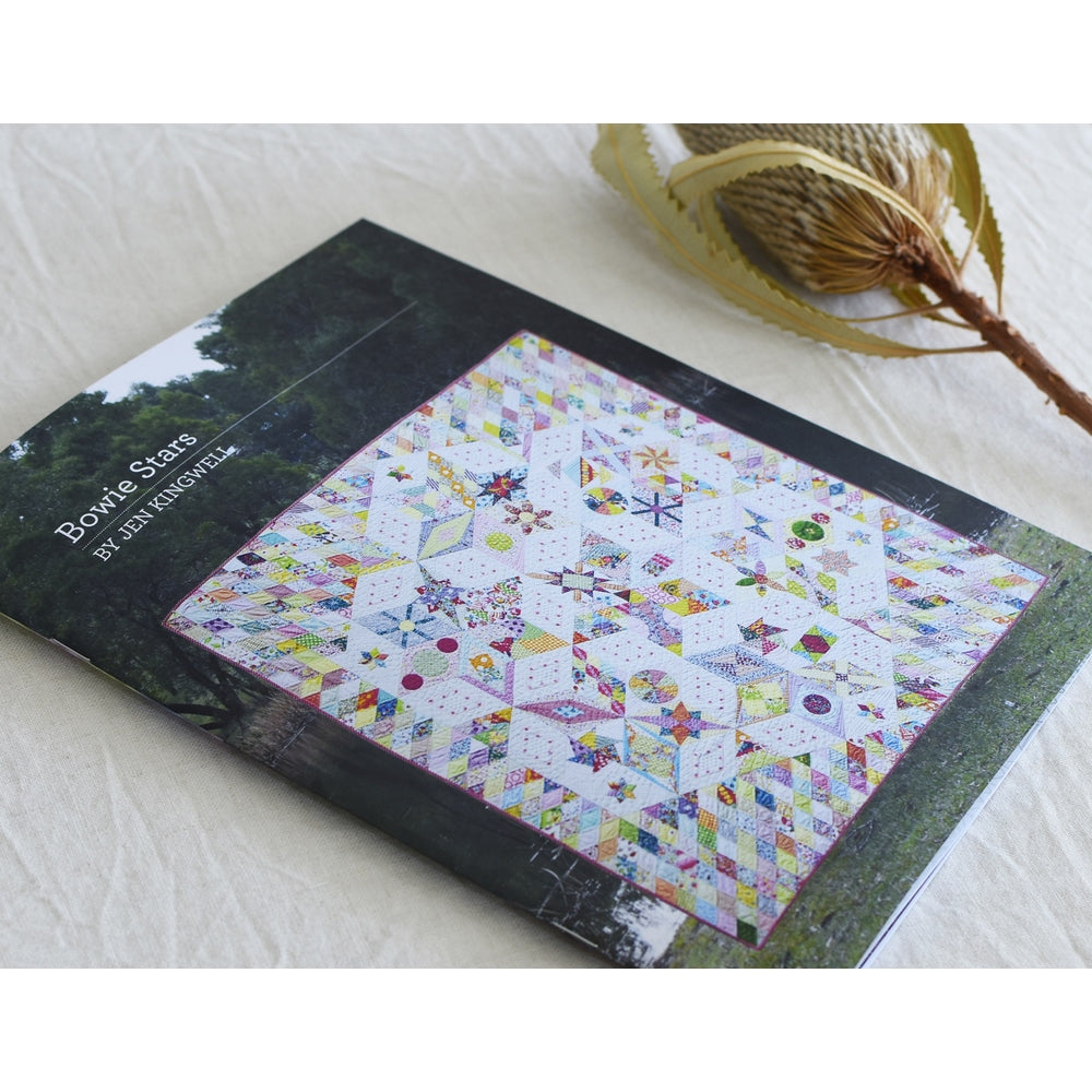 Jen Kingwell Quilt Pattern: Bowie Stars Booklet