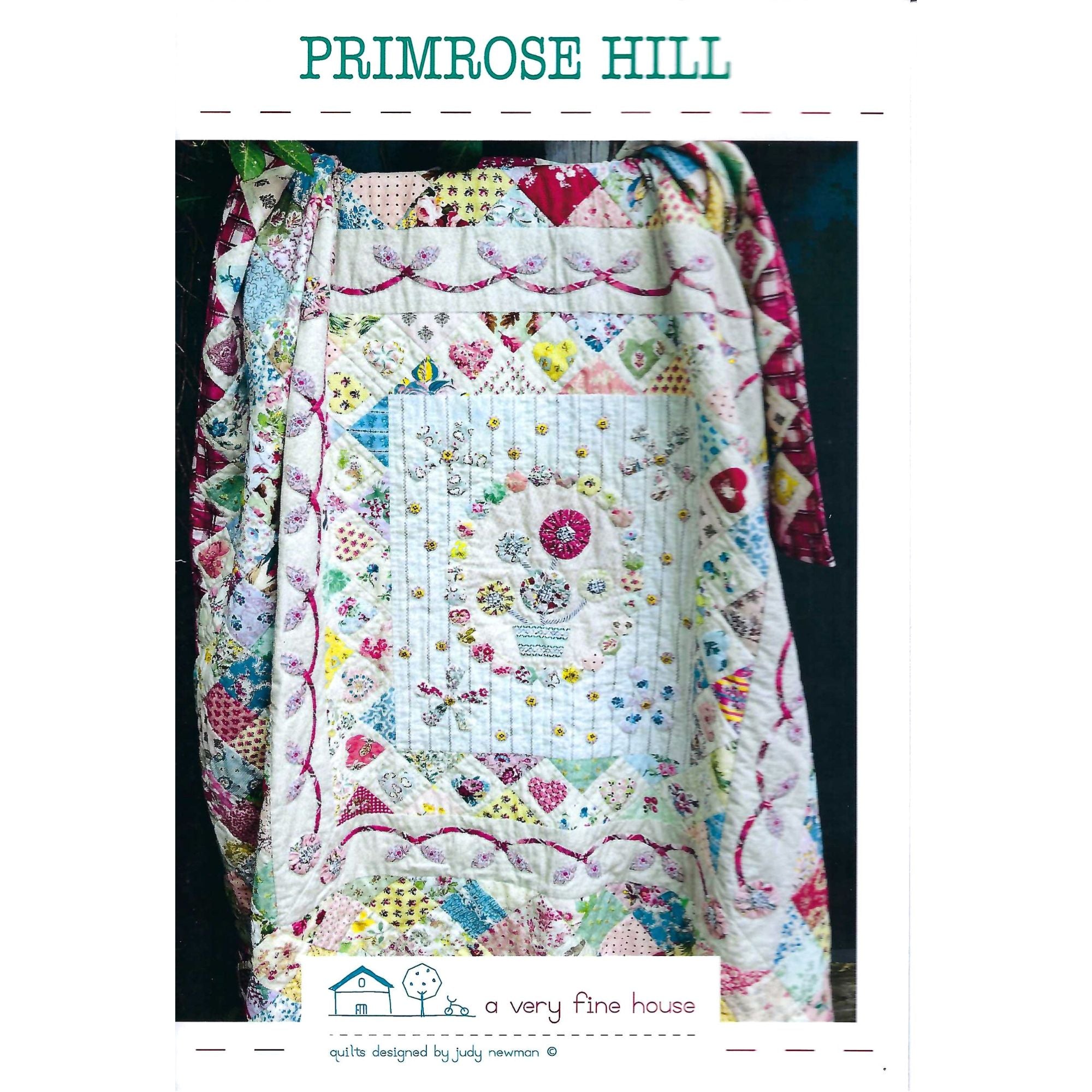 Judy Newman - A Very Fine House - Primrose Hill pattern, paper and template pack