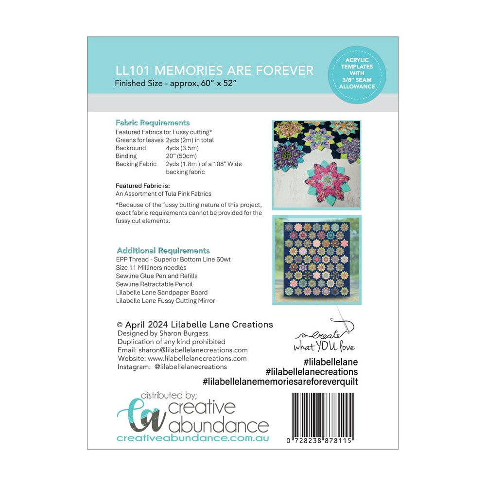 Lilabelle Lane Creations - Memories are Forever - Full EPP Pack