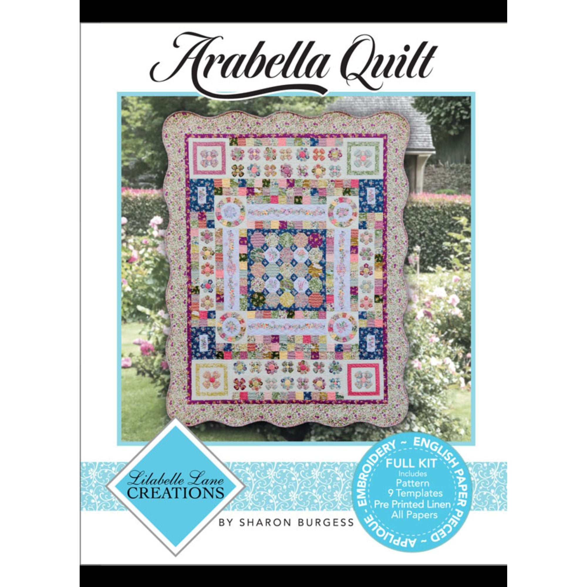Lilabelle Lane Creations - Arabella Papers, Templates, Pre Printed Linen and Quilt Pattern