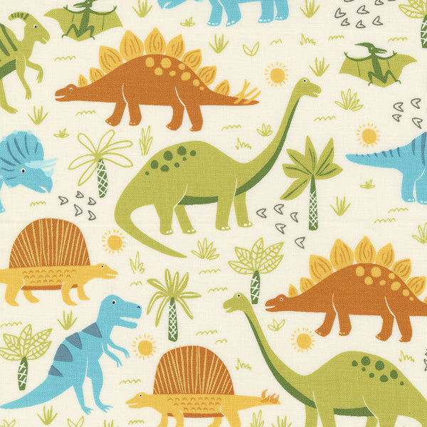 MODA Fabrics Stomp Stomp Roar Bone Dinosaurs by Stacy Iest Hsu 20820 11