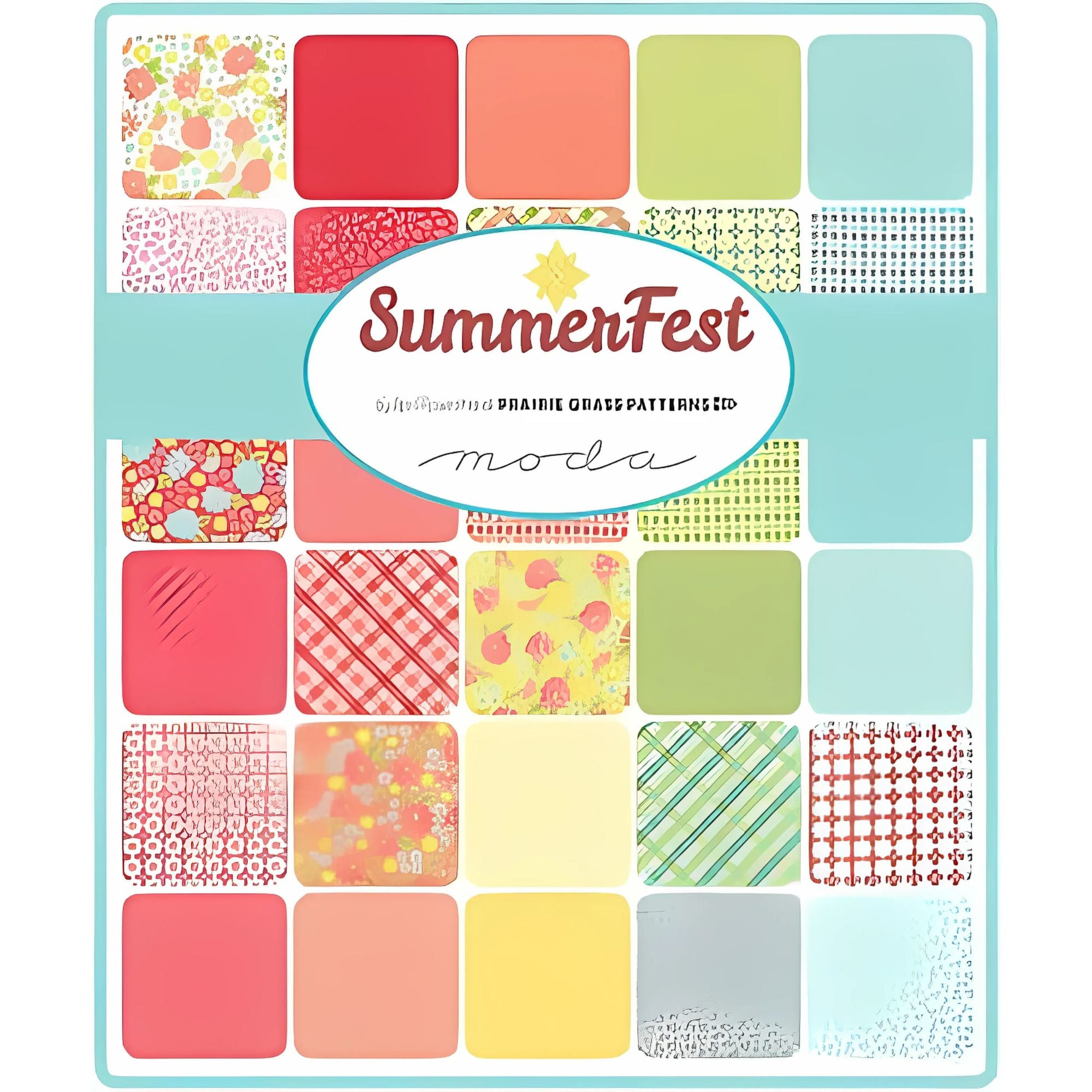 MODA Charm Square: Summerfest by April Rosenthal of Prairie Glass Patterns 24030PP