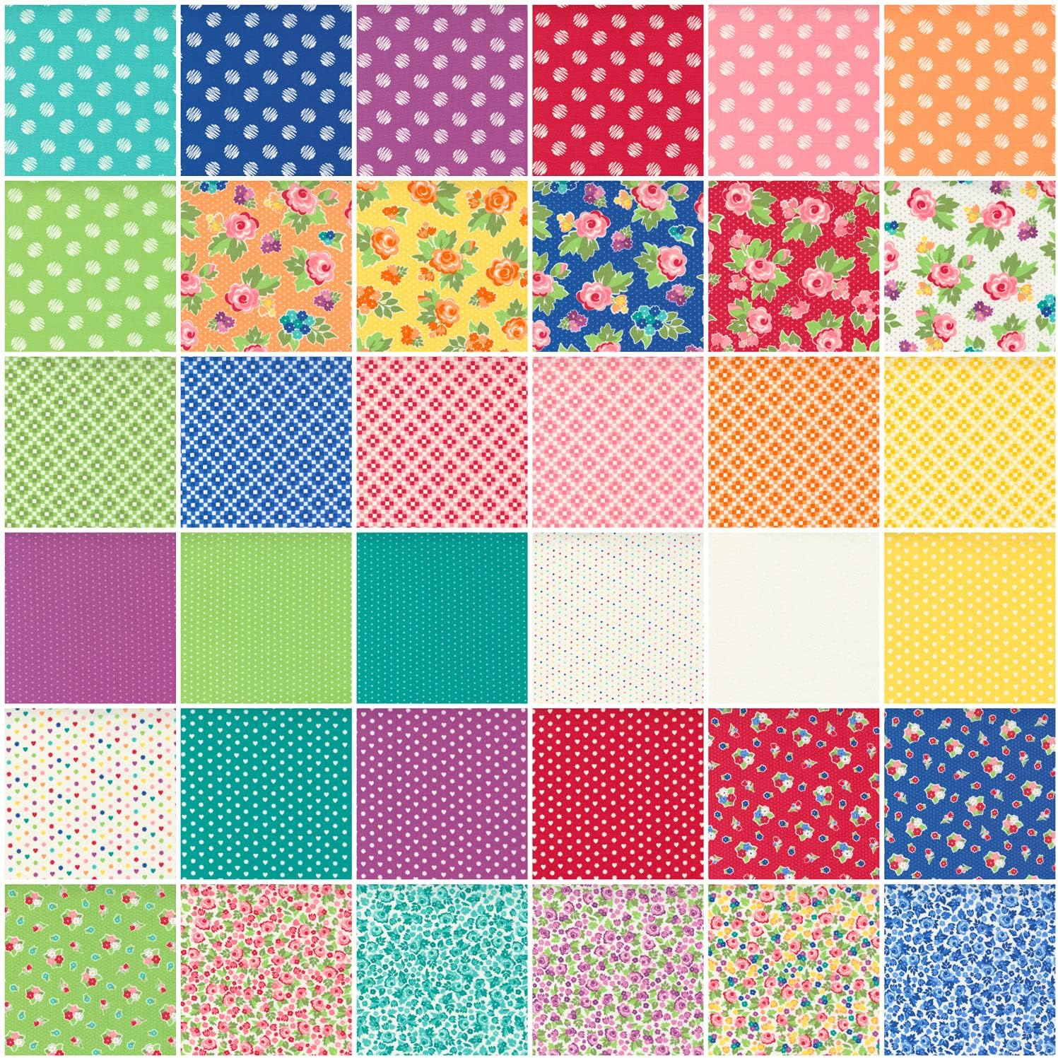 MODA LAYER CAKE: Love Lily by April Rosenthal of Prairie Grass Patterns 24110LC