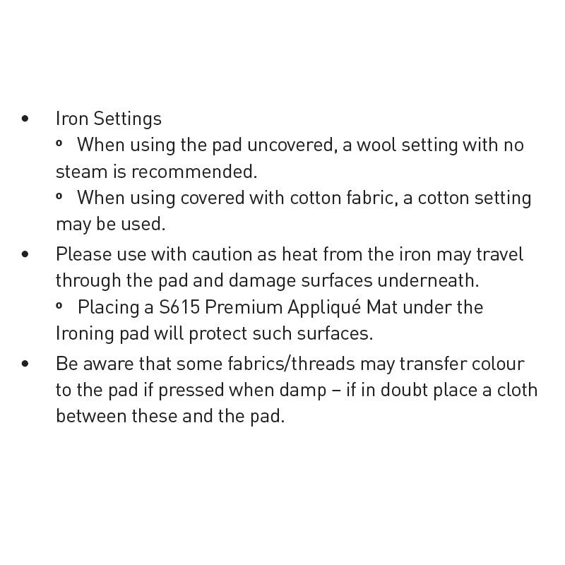 Matildas Own Ironing Mat - Wool 100% 50cm x 50cm