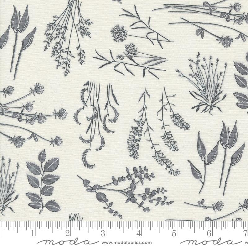 Holly Taylor - Silhouettes Wild Things Landscape and Nature Cream from Moda Fabrics 6930 16