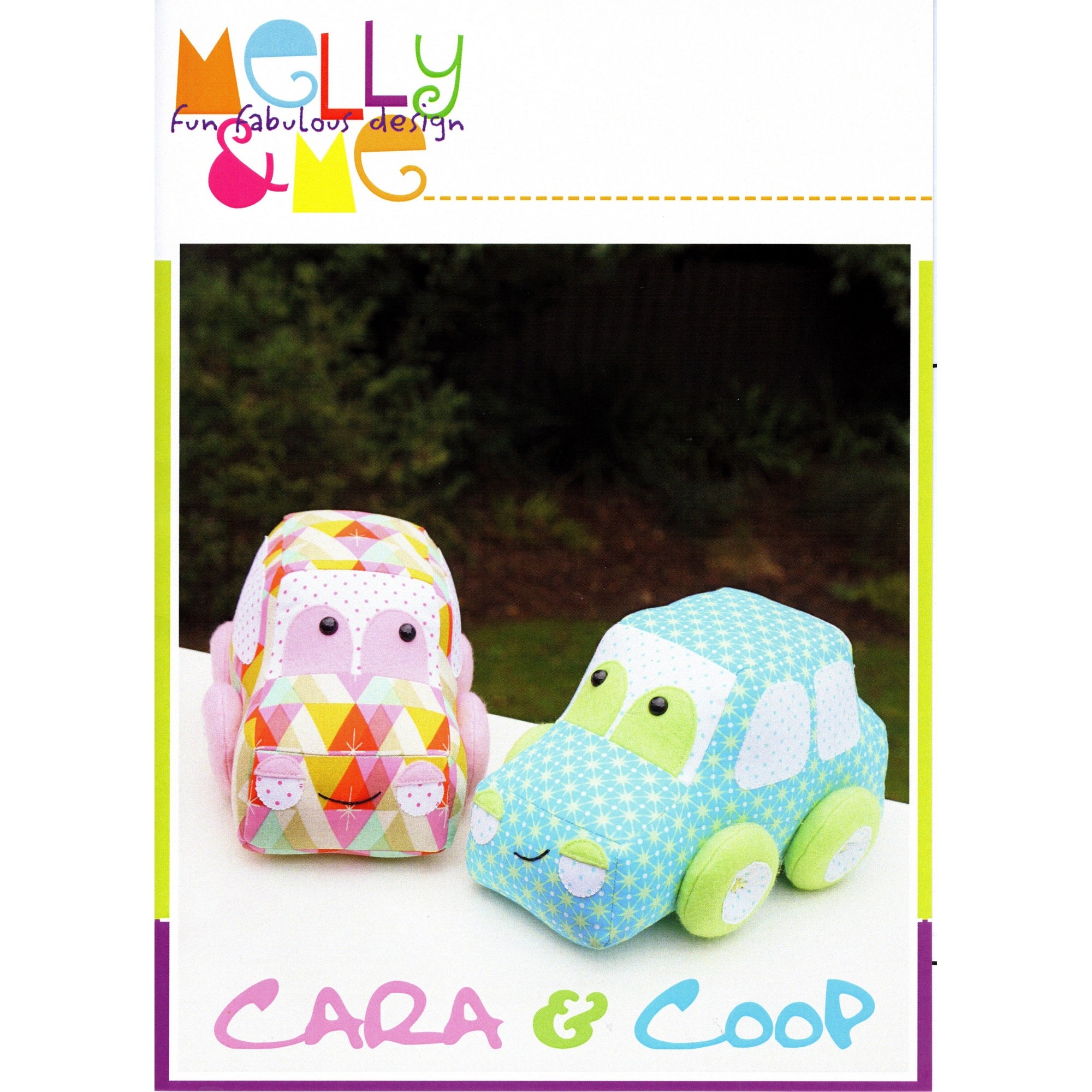 Melly and Me Soft Toy Pattern: Cara and Coop