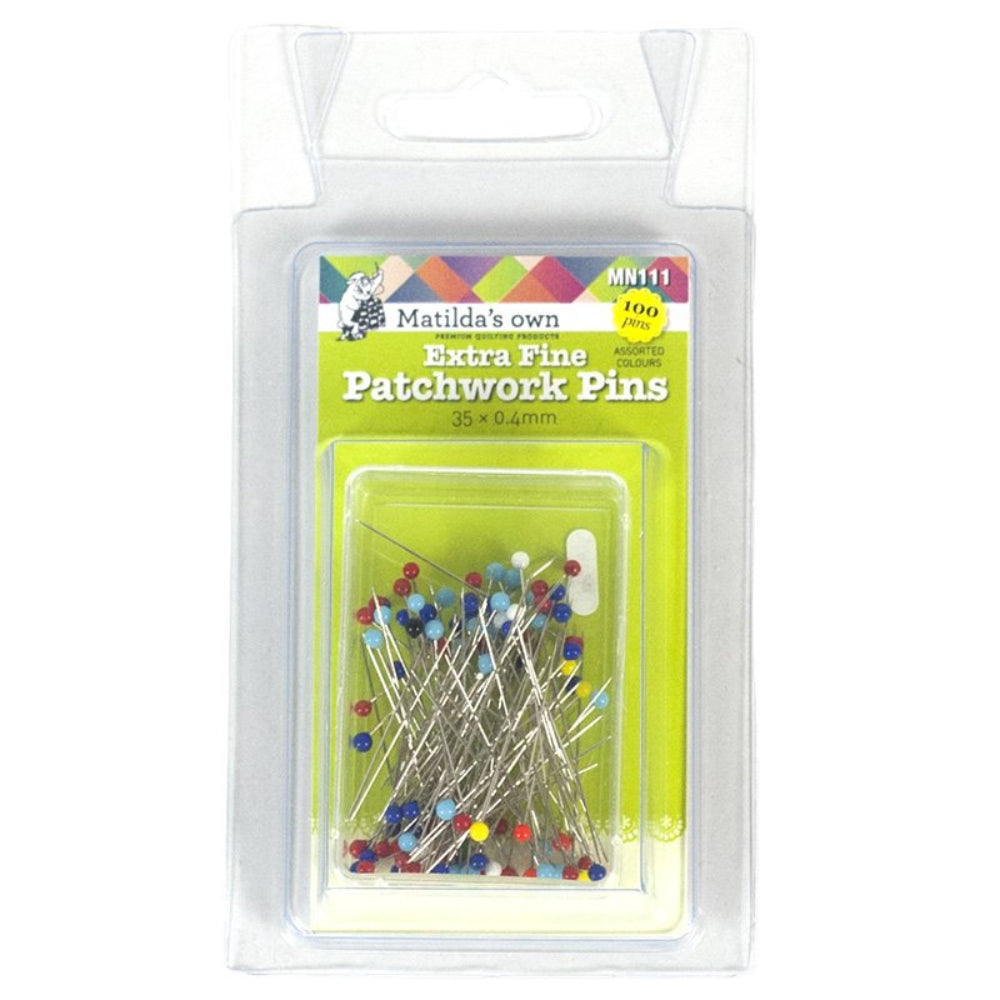 Matildas Own - Extra Fine Patchwork Pins - 35mm x 0.40mm