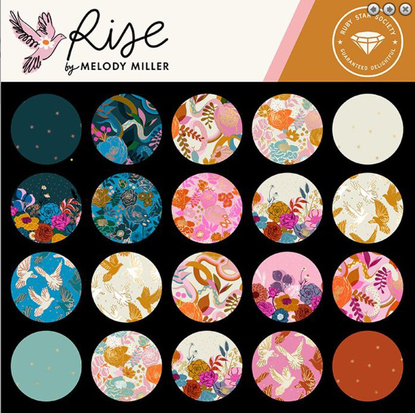 MODA Junior Layer Cake: Rise and Spark by Melody Miller for Ruby Star Society RS0011JLC
