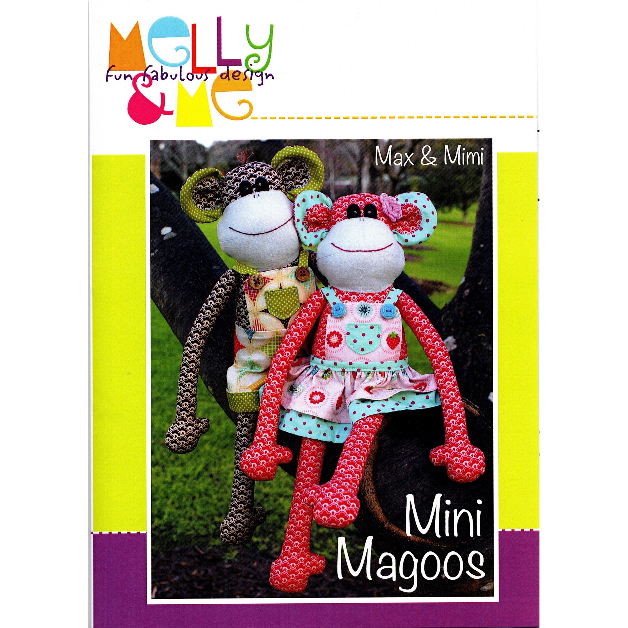 Melly and Me Soft Toy Pattern: Mini Magoos