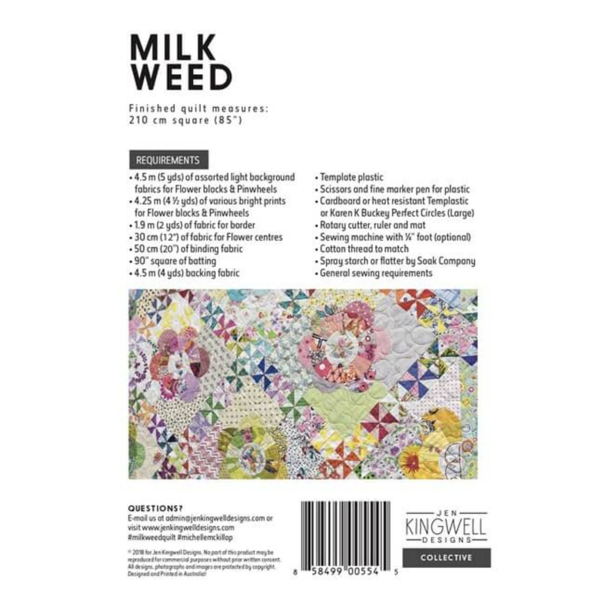 Michelle McKillip: Milkweed Quilt Pattern