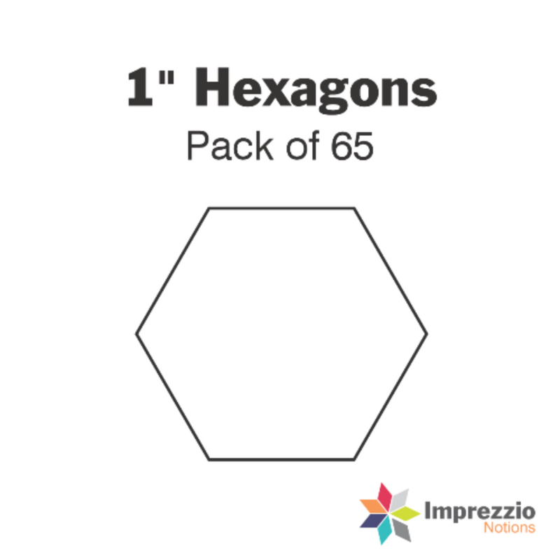 Imprezzio: English Paper Piecing Hexagons 1 Inch
